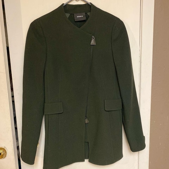 Akris Jackets & Blazers - AKRIS Oliva Green Women's Jacket